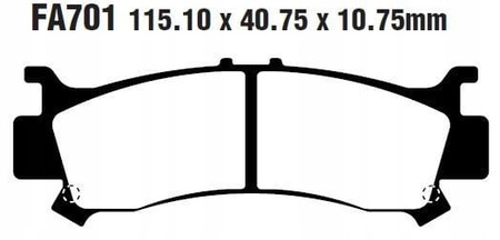 Klocki Hamulcowe EBC FA701TT