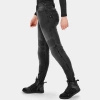 Damskie Jeansy Motocyklowe SHIMA ZENITH LADY czarny dżins