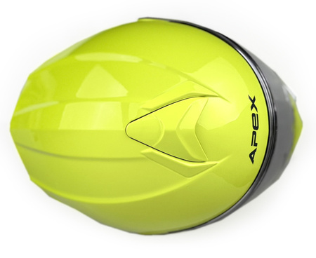 Kask Szczękowy Apex MI100 SOLID FLUO