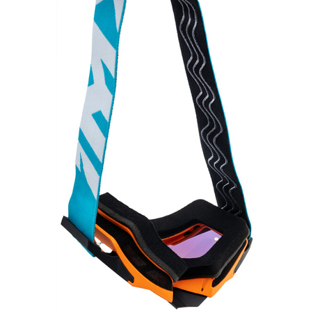 GOGLE IMX ENDURO OFFROAD SAND 2 SZYBY ORANGE BLUE WHITE