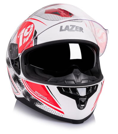 Kask Integralny Lazer Vertigo Evo Pixel White Red