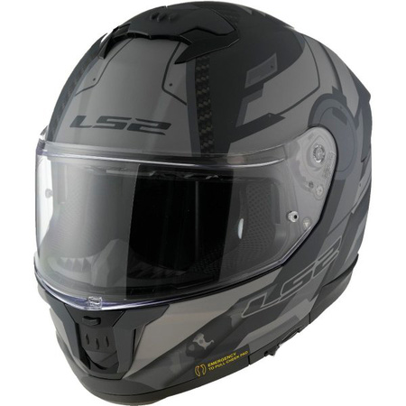 Kask Motocyklowy Integralny LS2 FF808 STREAM II SHADOW TITAN GREY