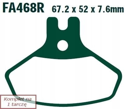 Klocki Hamulcowe EBC FA468R