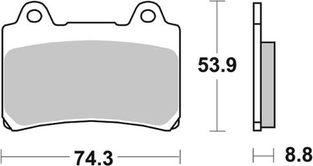 Klocki Hamulcowe SBS 613HS