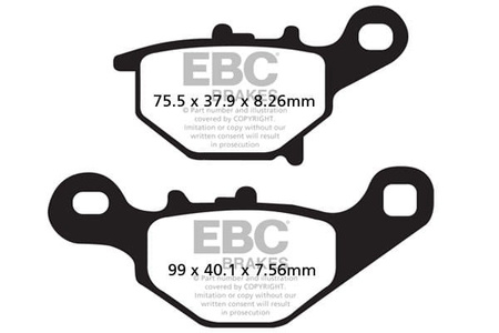 Klocki Hamulcowe EBC FA401TT