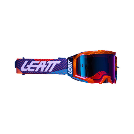 Gogle Leatt Velocity 5.5 Iriz Neon Orange Lustrzane