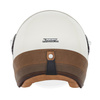 Kask Otwarty Motocyklowy NOX NP105 HERITAGE LEATHER CREAM BROWN