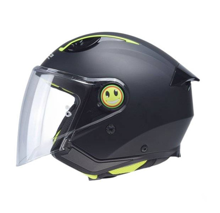Kask Motocyklowy Dziecięcy Otwarty LS2 OF622 FUNNY II BLACK MATT
