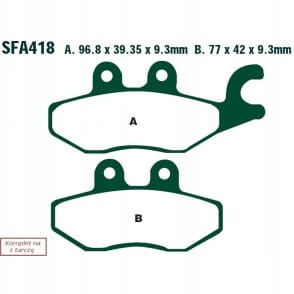 Klocki Hamulcowe EBC SFA418