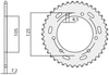 Zębatka Tylna Sunstar SUNR1-2446-50