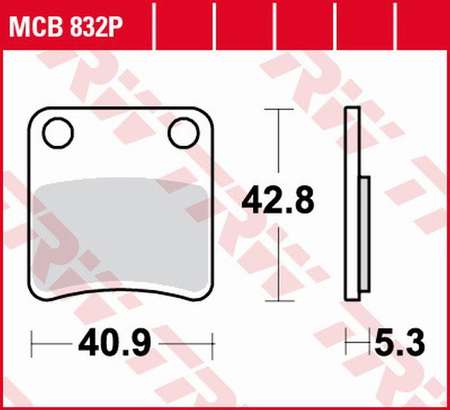 Klocki Hamulcowe TRW MCB832P