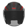 Kask Otwarty Motocyklowy NOX N130 MYST BLACK RED MATT