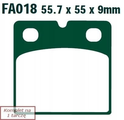 Klocki Hamulcowe EBC FA018HH