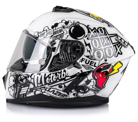 Kask Integralny Lazer Rafale Evo Stickerbomb