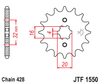 Zębatka Przednia JT JTF1550.13