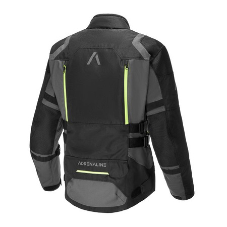Kurtka Męska Tekstylna ADRENALINE BERGEN BLACK FLUO