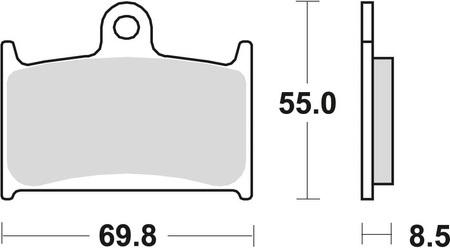 Klocki Hamulcowe TRW MCB595SV