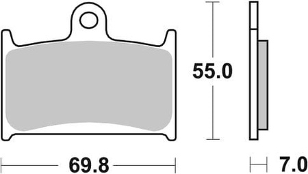 Klocki Hamulcowe SBS 714HS