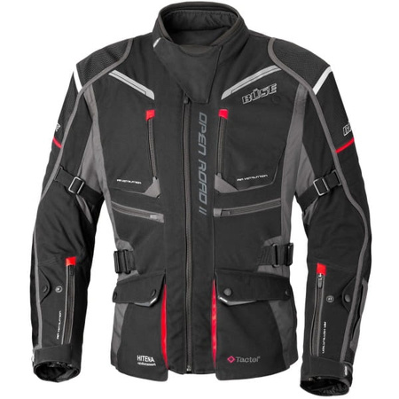 Kurtka Motocyklowa Męska BUSE OPEN ROAD II Black/Red