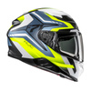 Kask integralny HJC F71 FES YELLOW BLUE