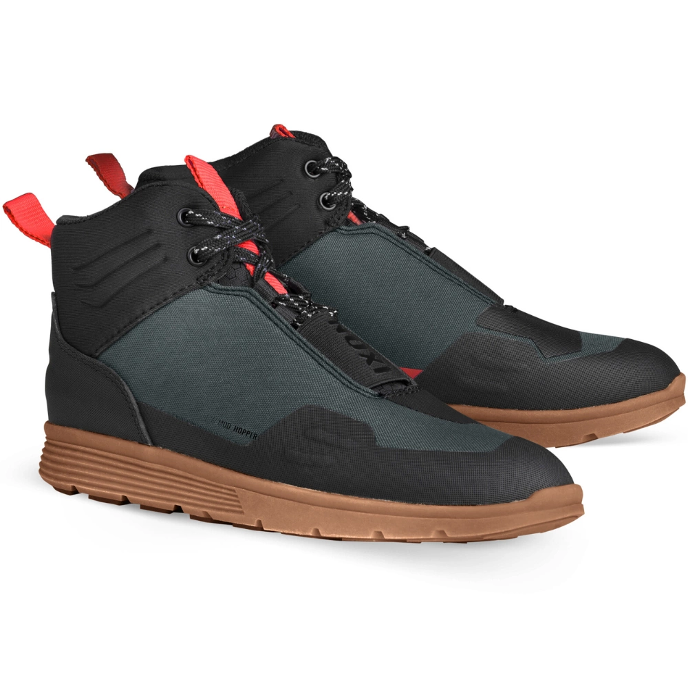 Buty IXON HOPPER CZARNE CZERWONE ZIELONE