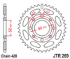 Zębatka Tylna JT JTR269.42