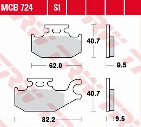 Klocki Hamulcowe TRW MCB724