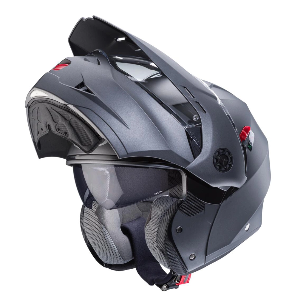 Kask szczękowy motocyklowy CABERG FLIP-UP ENDURO TOURMAX X Szary mat