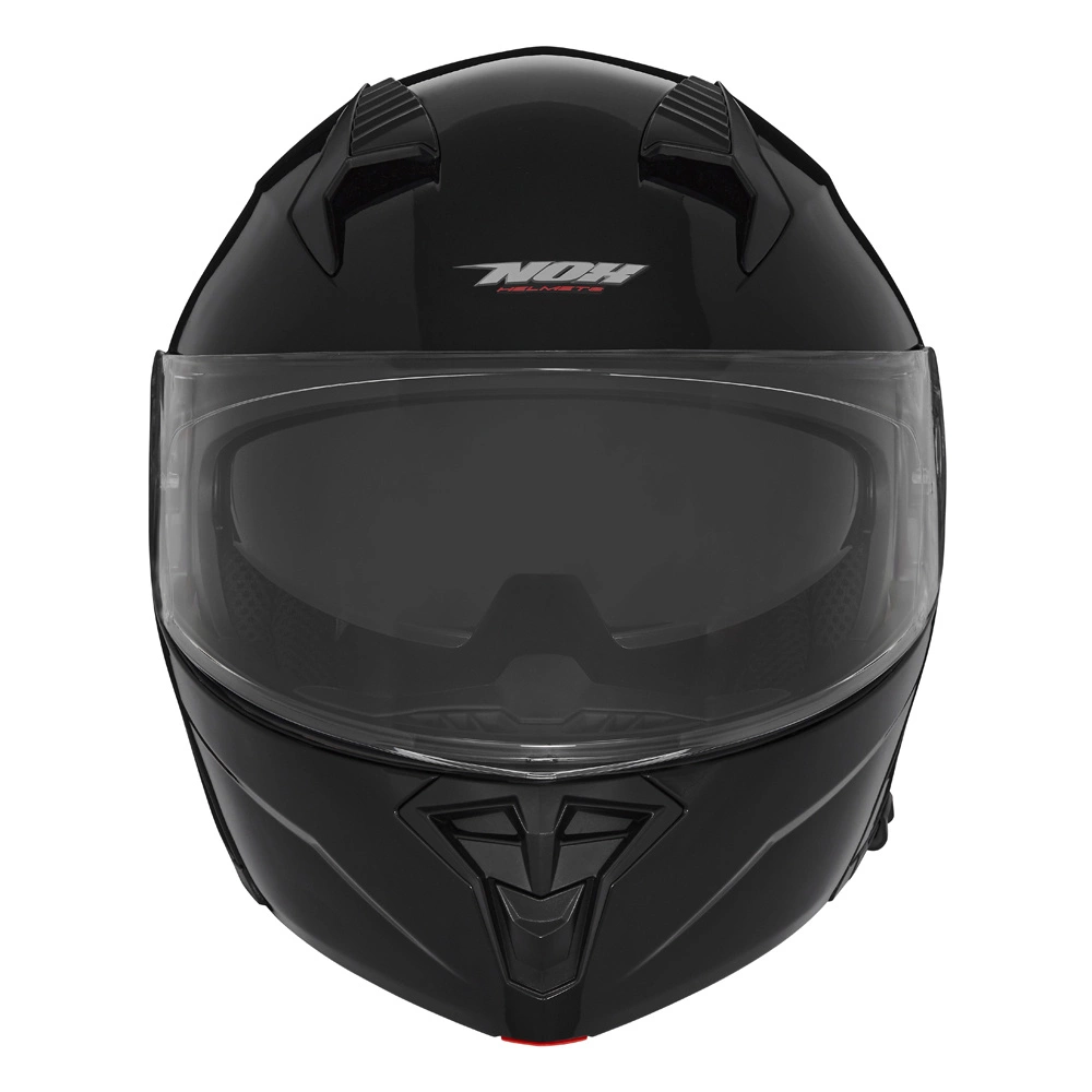 Kask szczękowy motocyklowy NOX N968 Czarny połysk