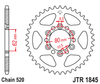 Zębatka Tylna JT JTR1845.37