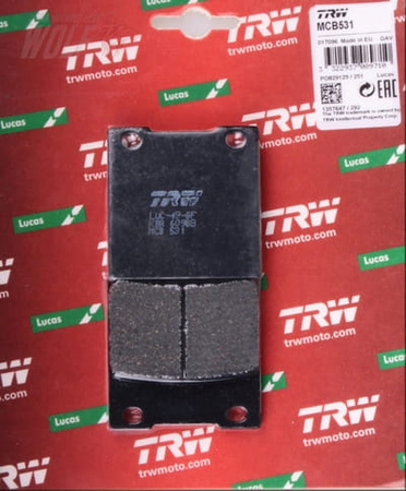 Klocki Hamulcowe TRW MCB531