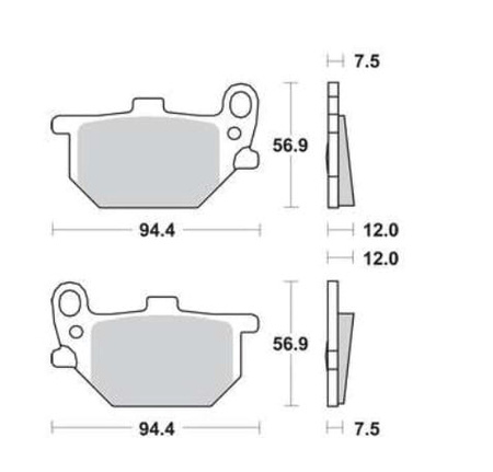 Klocki Hamulcowe TRW MCB520