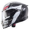 Kask integralny CABERG AVALON X PUNK GREY WHITE RED