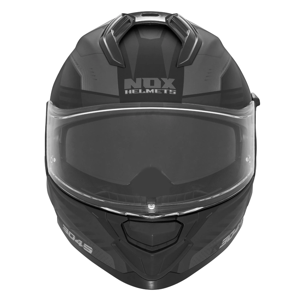 Kask integralny motocyklowy NOX N304 CARVER Czarno-tytanowy
