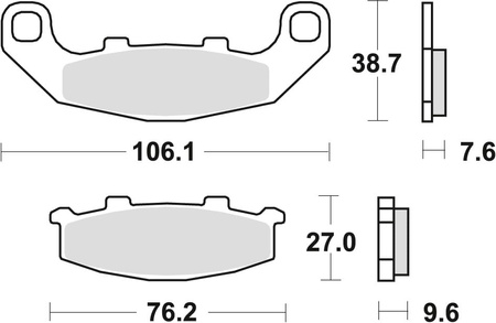 Klocki Hamulcowe TRW MCB586SV
