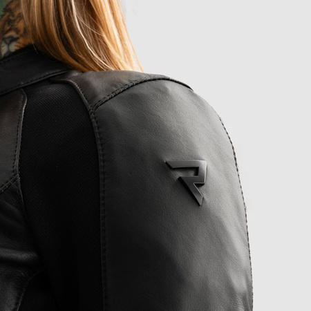 Kurtka Skórzana Motocyklowa Damska REBELHORN SIENA BLACK