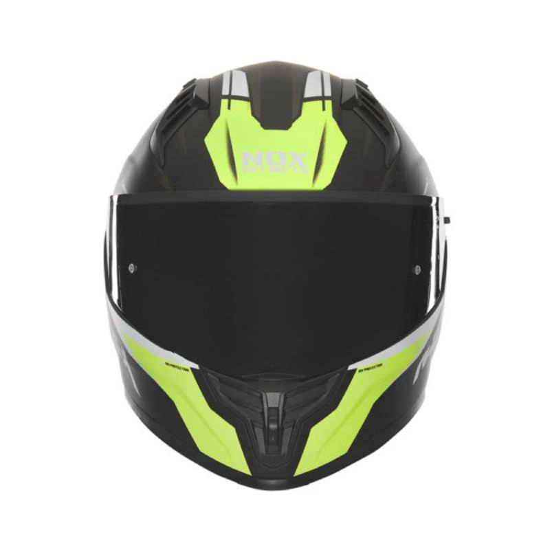 Kask intregralny motocyklowy NOX N401 CROWER Czarno-żółty