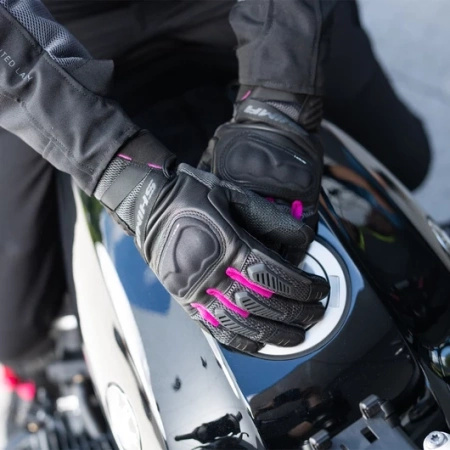 Rękawice Motocyklowe Damskie SHIMA HERO BLACK PINK