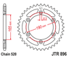 Zębatka Tylna JT JTR896.50