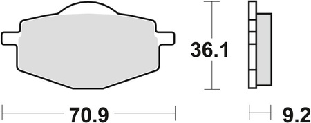 Klocki Hamulcowe TRW MCB539SI