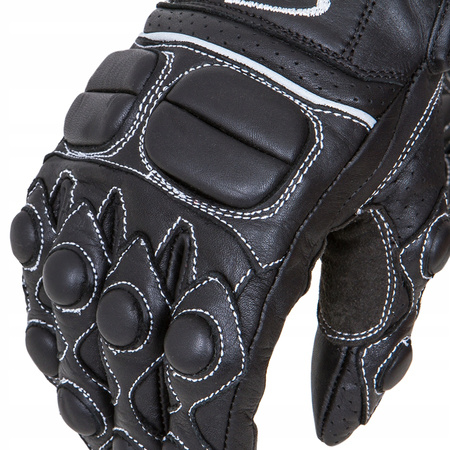 ADRAKE LEKKIE KRÓTKIE WYGODNE RĘKAWICE SKÓRZANE M