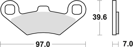 Klocki Hamulcowe TRW MCB761SI