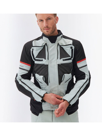 Kurtka Motocyklowa Męska Rebelhorn RANGE GREY/BLACK/RED