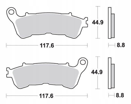 Klocki Hamulcowe SBS 828HS
