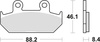Klocki Hamulcowe TRW MCB574RSI