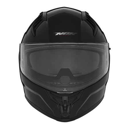 Kask Integralny Motocyklowy NOX N401 SOLID BLACK