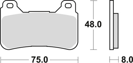 Klocki Hamulcowe TRW MCB611CRQ