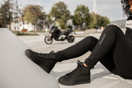 Legginsy Damskie Motocyklowe SECA FLEX BLACK