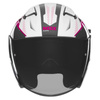 Kask Otwarty Motocyklowy NOX N130 MYST WHITE BLACK PINK
