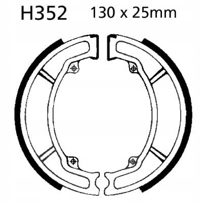 Szczęki Hamulcowe EBC H352